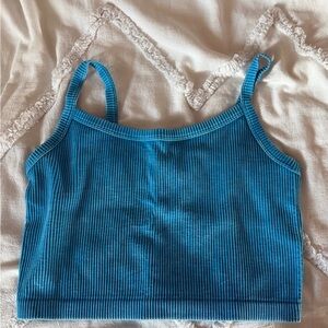 Forever 21 Teal Ribbed Camisole